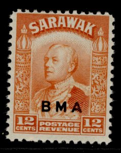 SARAWAK GVI SG134, 12c orange, NH MINT.