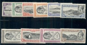 ASCENSION #23-32, Complete set, og, NH/LH, VF, Scott $175.00