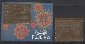 Fujeira Michel 621A, Block 42 Mint NH