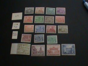 GERMANY BERLIN 1949 MNH  SC 9N42-60 SET VF/XF 750 EUROS (117)