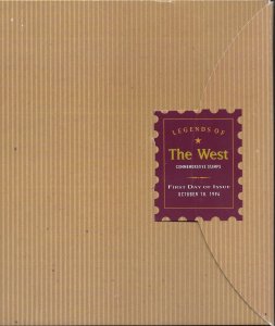 US #2869 Legends Of The West First Day Commemorative Issue