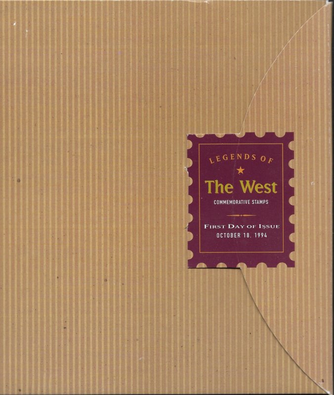 US #2869 Legends Of The West First Day Commemorative Issue