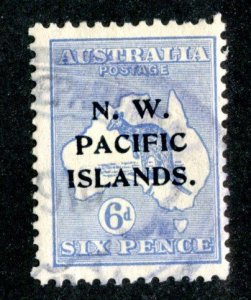 1915 North West Pacific Islands Sc#4 used ( 1645 BCX2 )