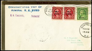 US Stamps 1931 Admiral Byrd Cover 2x Molly Pitcher 1x Nebr LOOK!