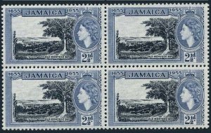 Jamaica 156 blocks/4, MNH. Colony-30, 1955. Old Montego Bay.