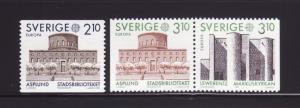 Sweden 1628-1630 Set MNH Europa (A)