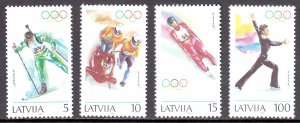 Latvia - Scott #356-359 - MNH - SCV $10.00