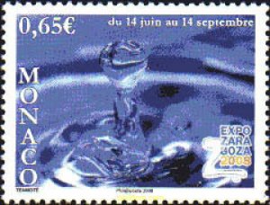 213986 MNH MONACO 2008 EXPO ZARAGOZA 2008