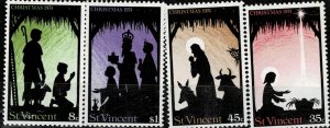 ST VINCENT 1874 CHRISTMAS  MNH