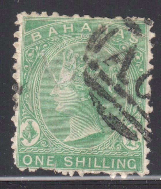 Bahamas #15 Used ( Has a very small thin and some short perf)