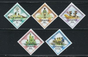 Ghana 460-64 MNH 1972 Boy Scouts