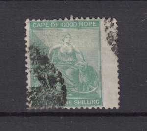 Cape Of Good Hope 1864 1/- Green Wing Margin SG26 Fine Used BP9390