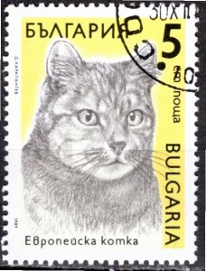 Bulgaria 1989: Sc. # 3511; Used CTO Single Stamp