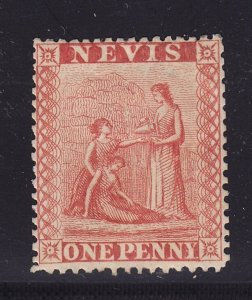 Nevis Scott # 9 VF OG previously hinged nice color scv $ 60 ! see pic !