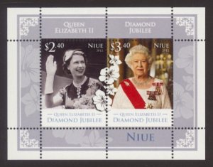 Niue Sc# 877a MNH Diamond Jubilee (S/S)