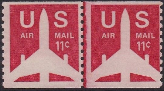 C82 Silhouette of Jet Coil Line Pair MNH