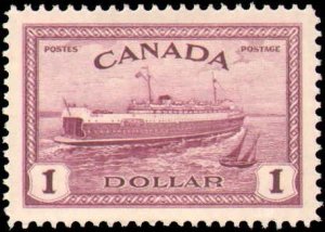 Canada #268-273, Complete Set(6), 1946, Hinged