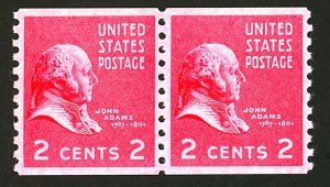 U.S. #841 MINT PAIR OG LH