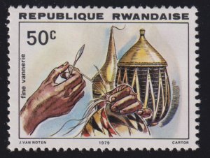 Rwanda 926 Basket Weaving 1979