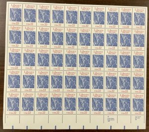 2224 Statue of Liberty 100th Anniversary  MNH  22 cent sheet of 50 FV $11  1986