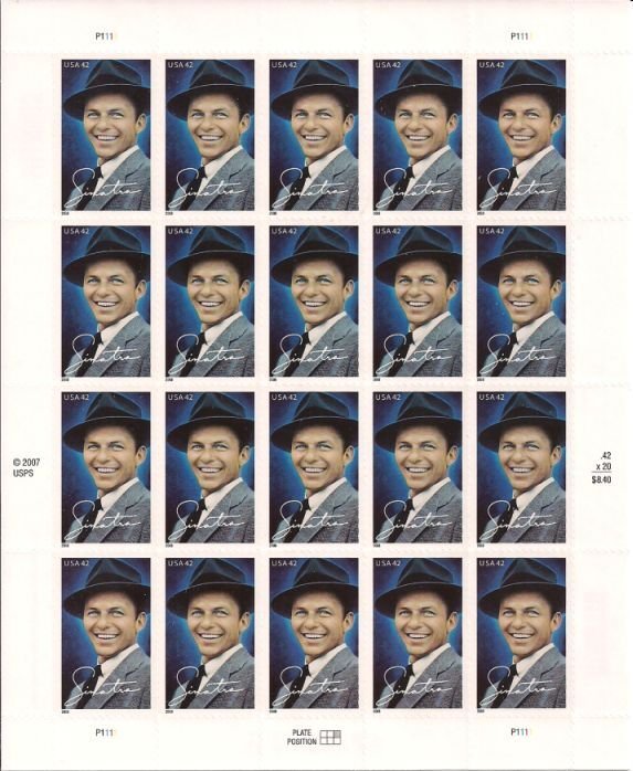 US 4265 MNH - Pane - Frank Sinatra