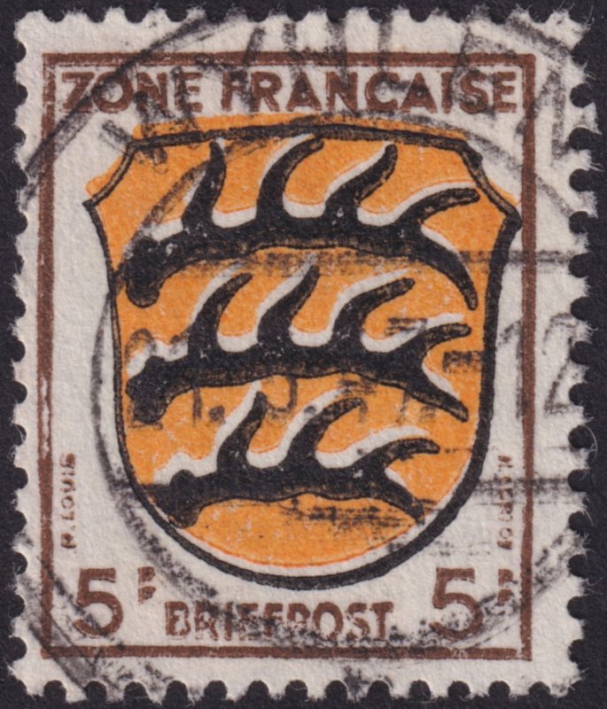 Germany French Zone 1945-1946 #4N1 - 4N13 vf u