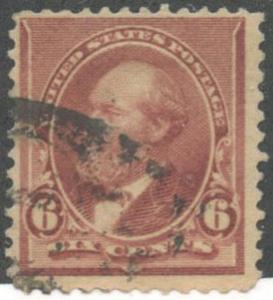 US Scott #224 Used; FVF