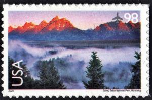 SC#C147 98¢ Grand Teton National Park, Wyoming (2009) SA