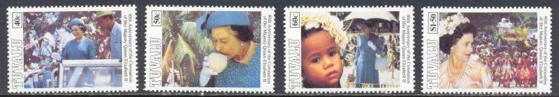 Tuvalu Scott #'s 642 - 645 MNH