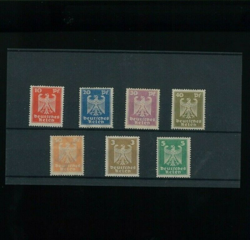 Germany SC# 330-336  MNH. Cat.277.50. Better Item.