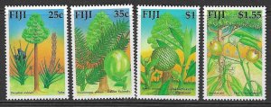 FIJI SG815/8 1990 TIMBER TREES  MNH