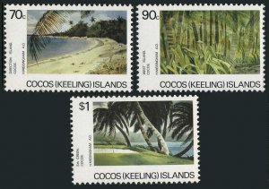 Cocos Isls 159-161,MNH.Michel 170-172. Islands views,1987.