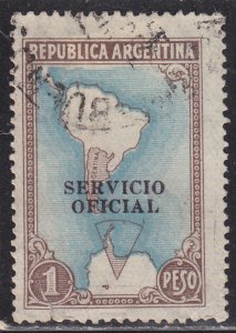 Argentina O52 Map of Argentina O/P 1951