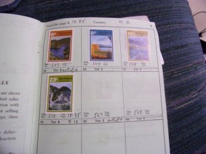 NEW ZEALAND COLLECTION IN APPROVAL BOOK ALL MINT