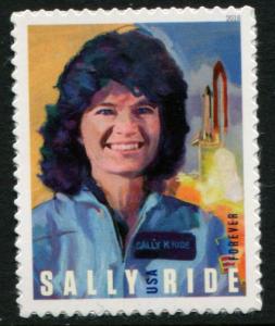 5283 US (50c) Sally Ride SA, MNH on original backing paper