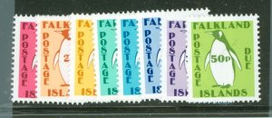 Falkland Islands #J1-J8 Mint (NH) Single (Complete Set)