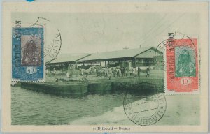 74179 - DJIBOUTI - Postal History - AIRMAIL Flight POSTCARD # 1a 1929-