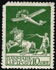 Denmark C1 Mint F-VF Corner Fault...Chance to bid on a real Bargain!