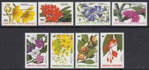 Grenada Grenadines 1008-15 Flowering Trees mnh