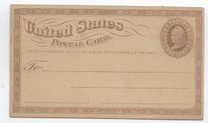 1873 UX3 postal card bright mint example small watermark [y8991]