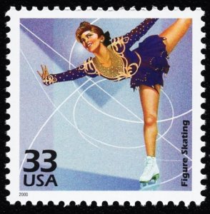 US 3190e MNH VF 33 Cent  Figure Skating Celebrate the Century 1980's