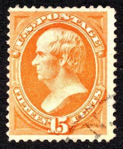 US 1870 15¢ Webster stamp #152 used  CV $210