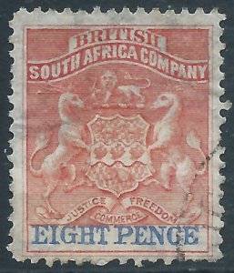 Rhodesia, Sc #8, 8d Used