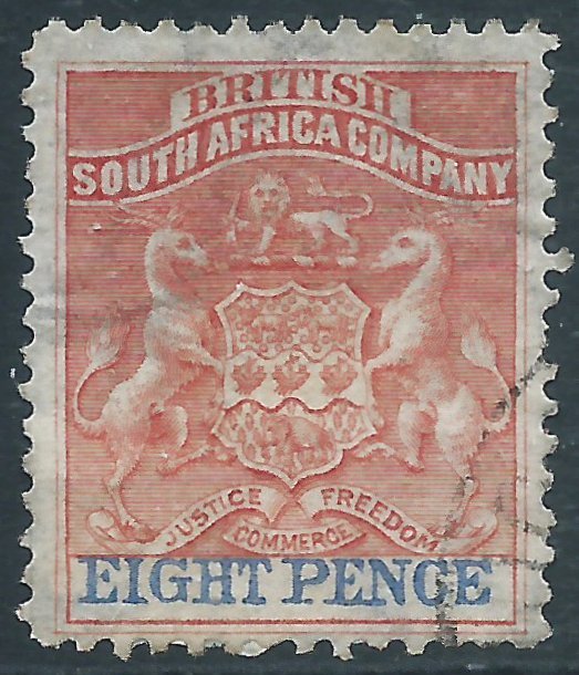 Rhodesia, Sc #8, 8d Used