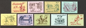 Hungary 1965 #b243-51, Wholesale Lot of 5, MNH, CV $20