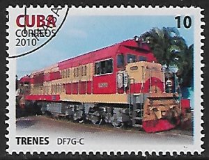 Cuba # 5053 - Locomotive DF7G - unused / CTO....{Z11}