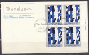 Canada Scott 889 LR Pl Blk FDC - Canadian Painters
