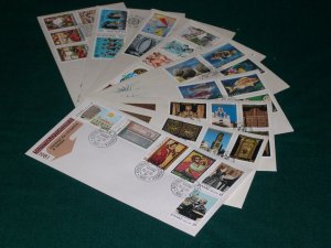 Greece 1981 year set official FDC's.