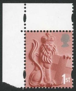 2001 England regional NVI 1st (without white borders) on dull original paper