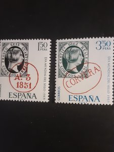 Spain #1568-1569             MH